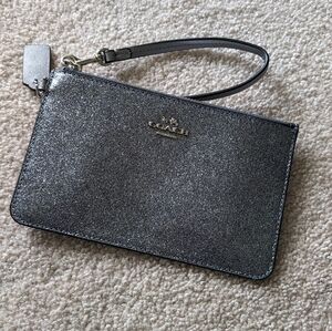 Coach glitter clutch